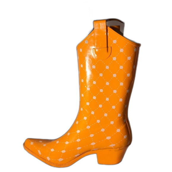 Chic Orange Women's Winter & Rain Boots - Picture 6 of 12